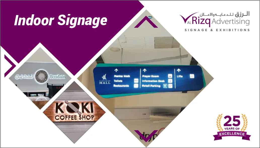 Elevate Your Interior Space with Indoor Signage in Dubai and Abu Dhabi