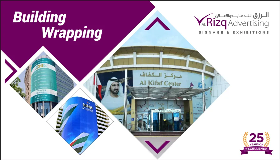 Transforming Cityscapes: Unveiling the Power of Building Wraps with Al Rizq Advertising