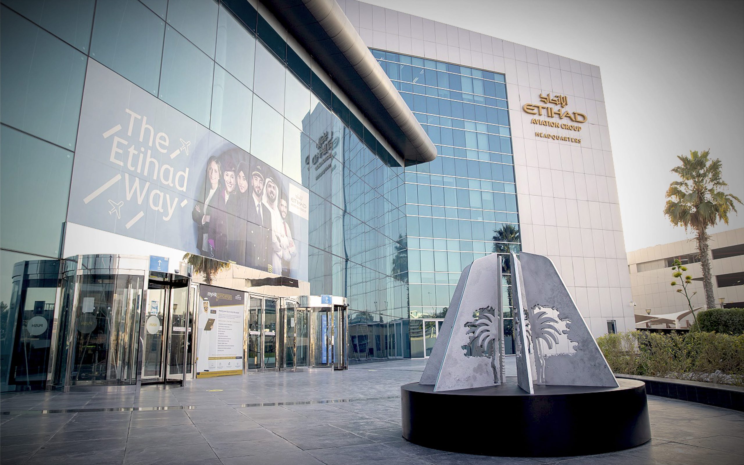 Etihad Aviation Group Iconic Global Brand Identity & Wayfinding overview
