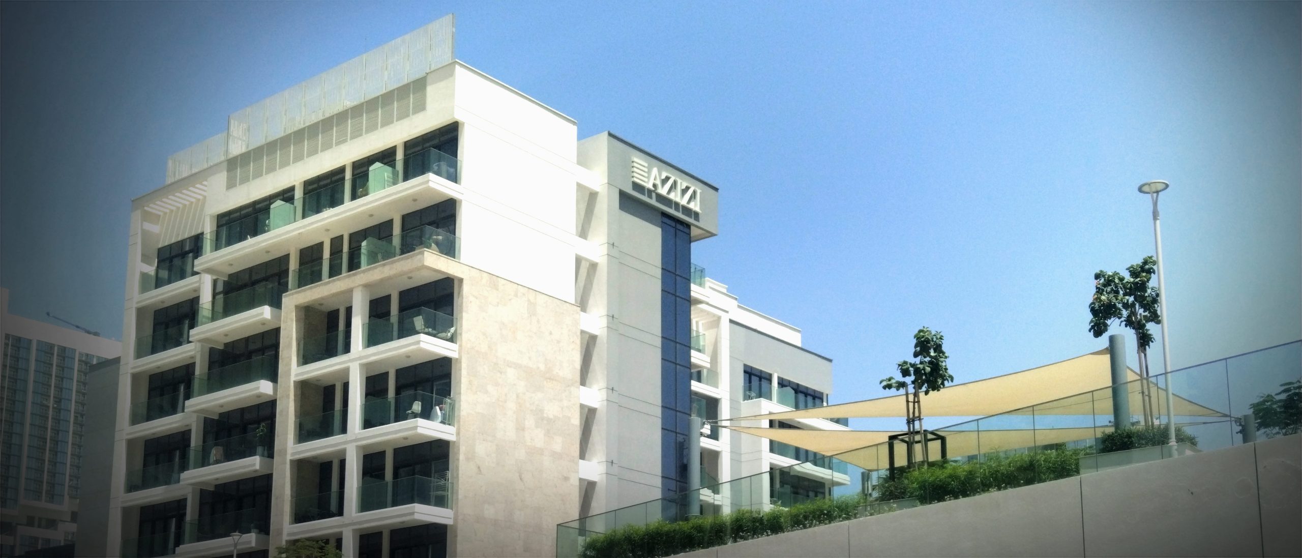 Azizi Riviera Phase 4 facade Signage Implementation