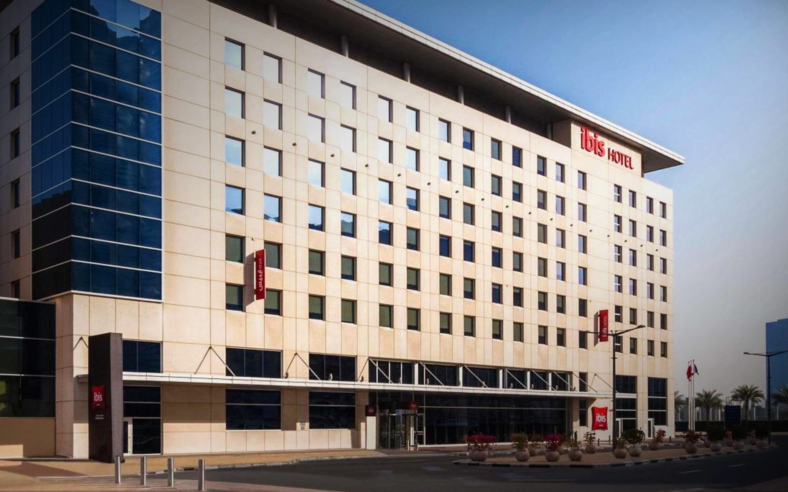 Ibis Hotel High-Visibility Hospitality Branding at World Trade Centre scope