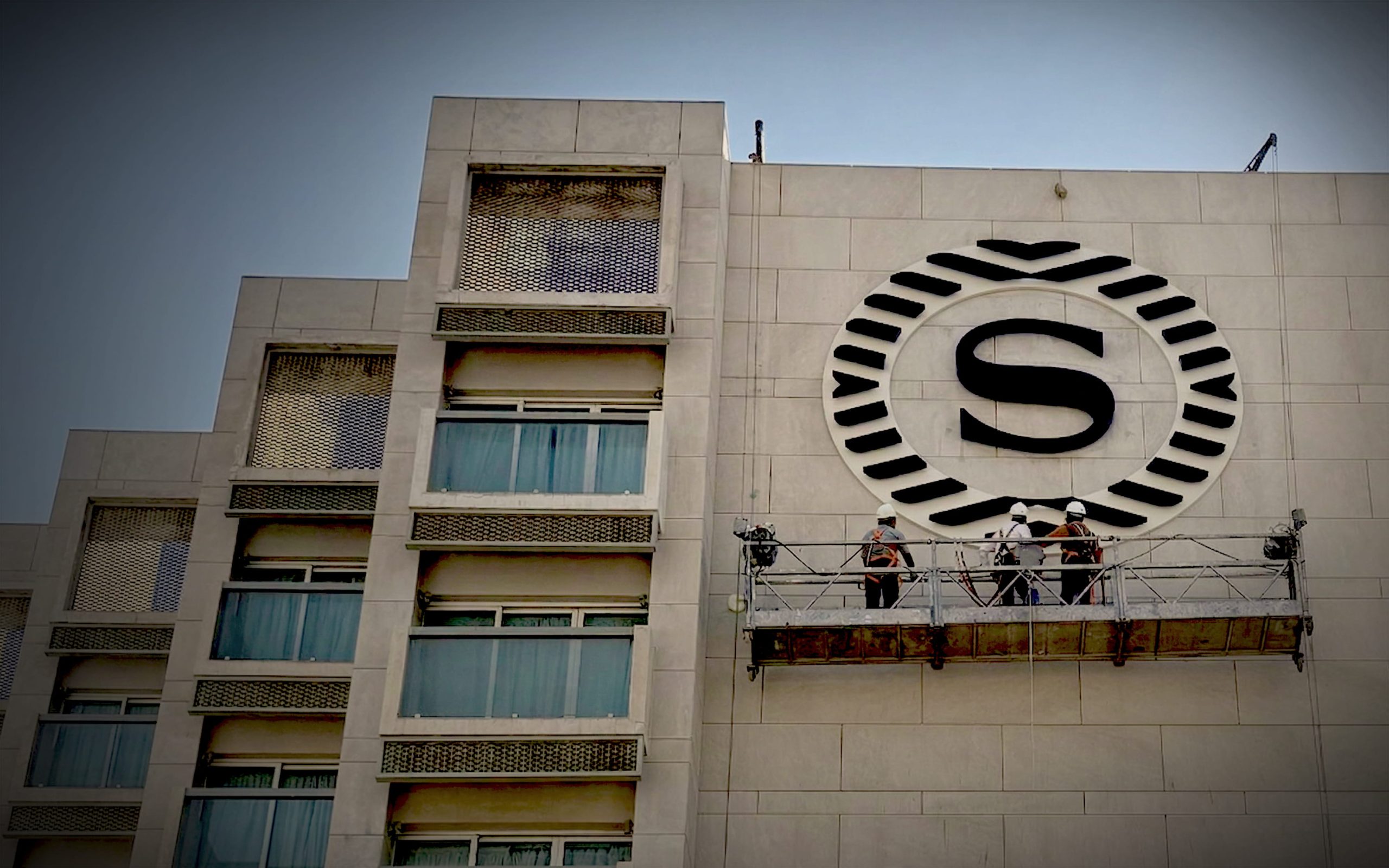 Sheraton Dubai Creek External Façade Signage overview