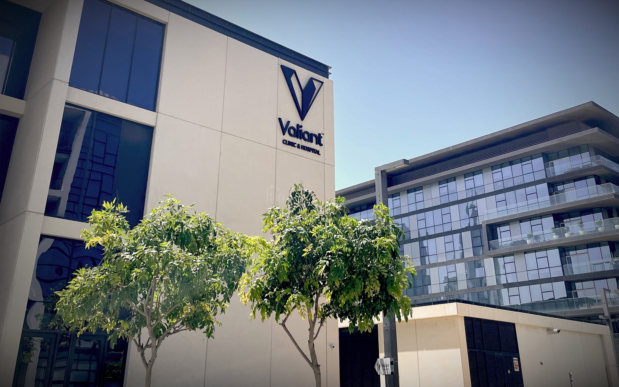 Valiant Clinic & Hospital Premium Healthcare Branding & Wayfinding overview